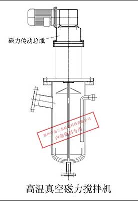耐高溫真空攪拌機示意圖